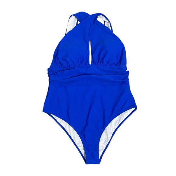 Boutique Royal Blue One Piece Swimsuit NWT - Picture 3 of 4